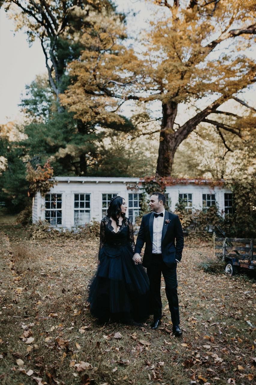 A Non-Traditional Fall Wedding at Foxfire Mountain House photo 2