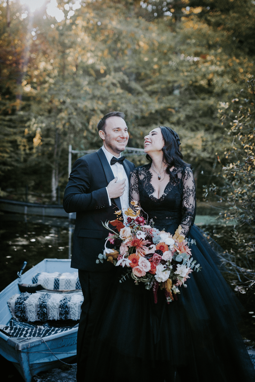 A Non-Traditional Fall Wedding at Foxfire Mountain House photo 3