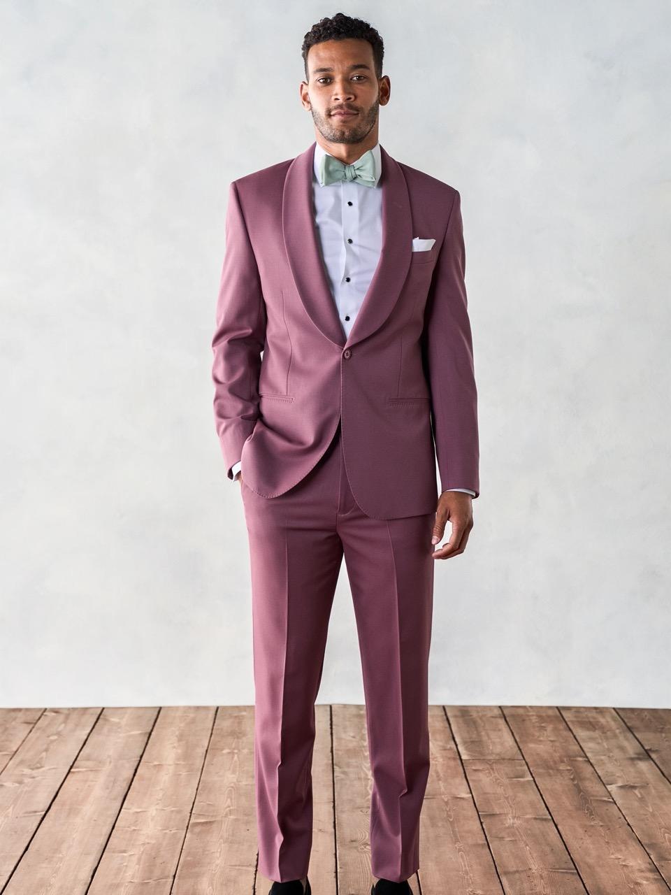 Rose Shawl Collar Tuxedo