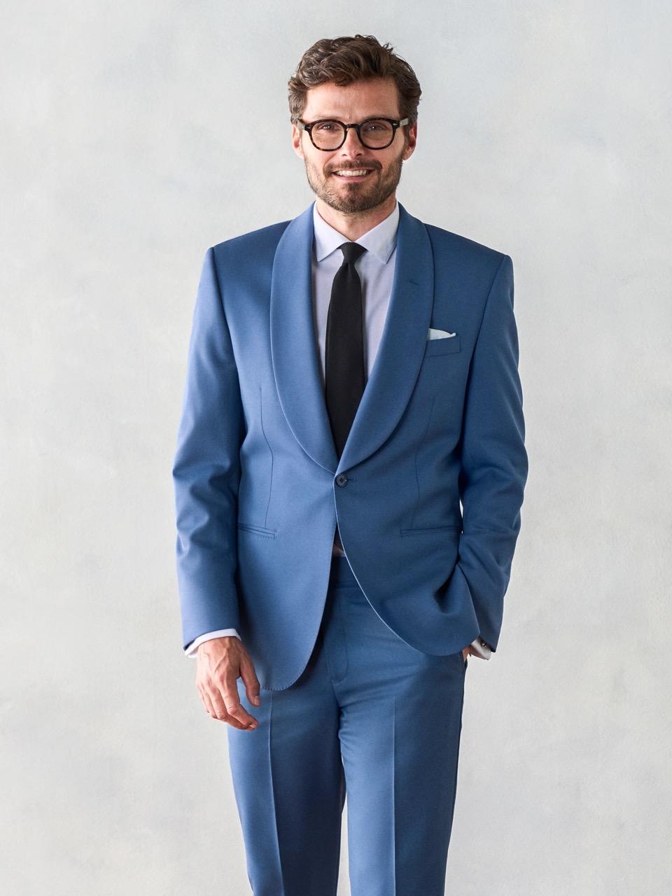 Light Blue Shawl Tuxedo