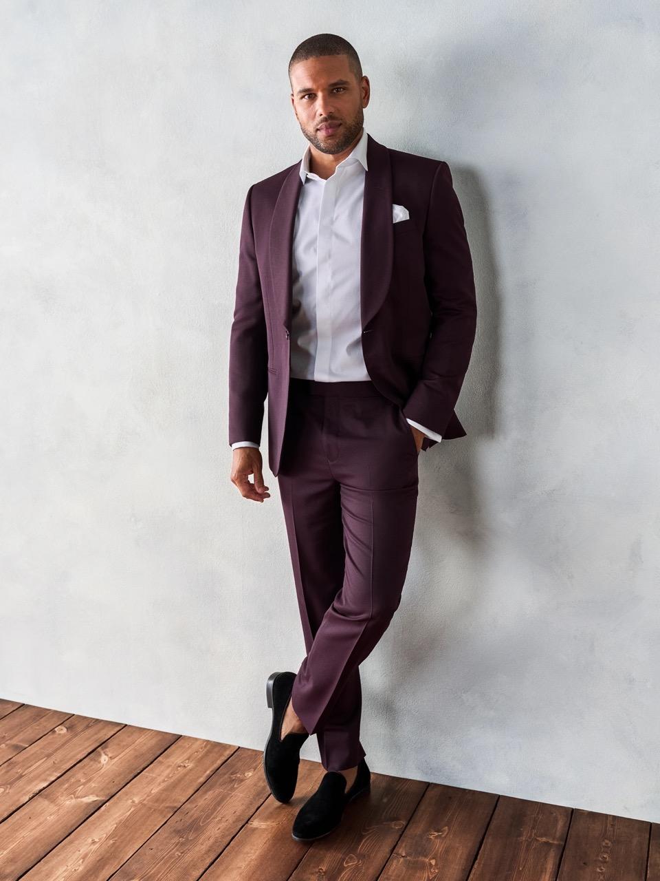 Plum Shawl Tuxedo