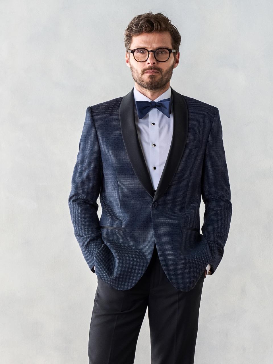 Midnight Pin Dot Tuxedo