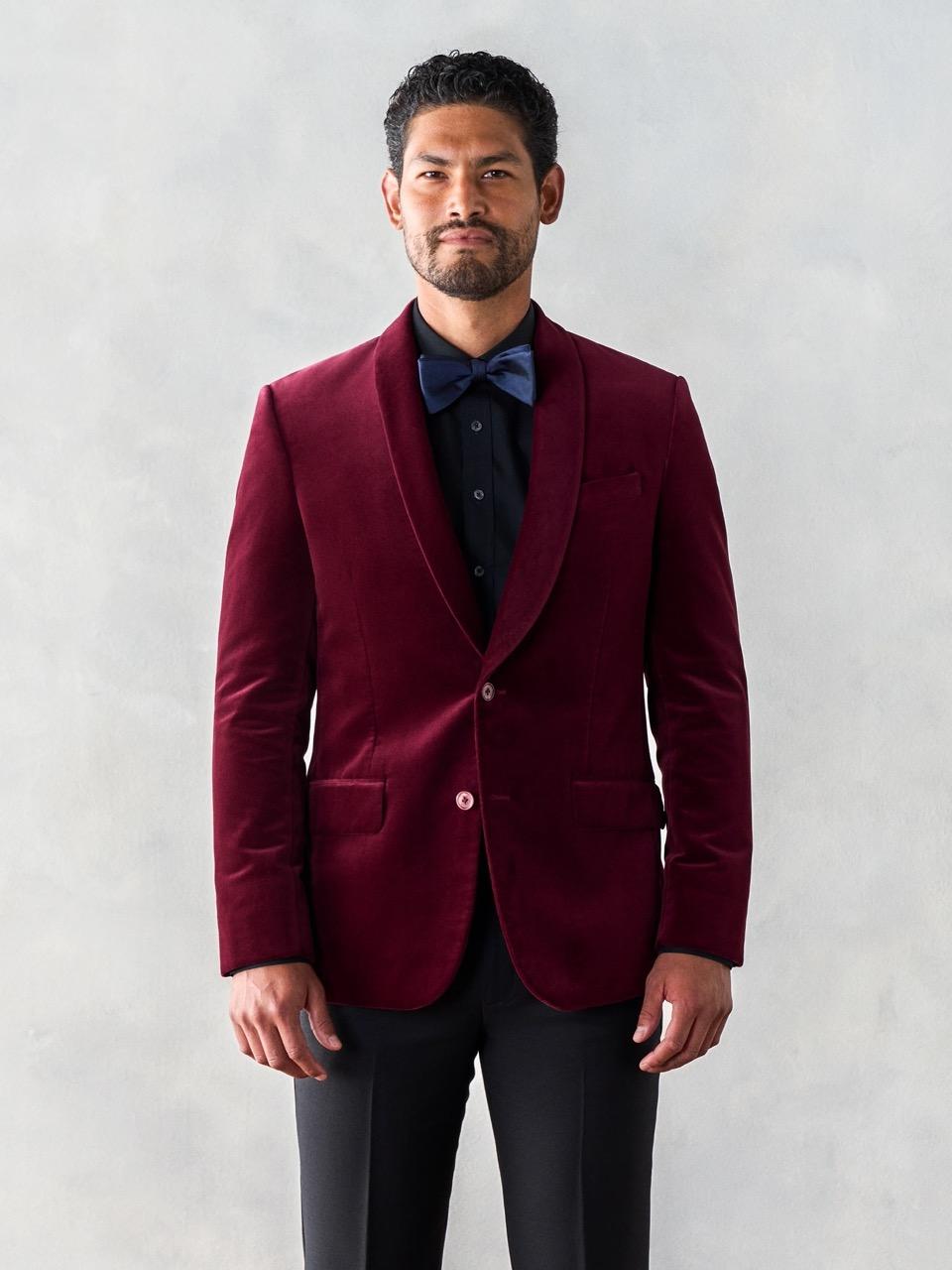 Ruby Velvet Jacket Tuxedo
