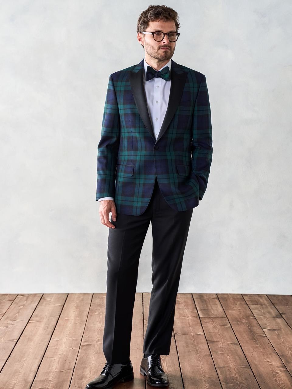 Black & Tartan Tuxedo