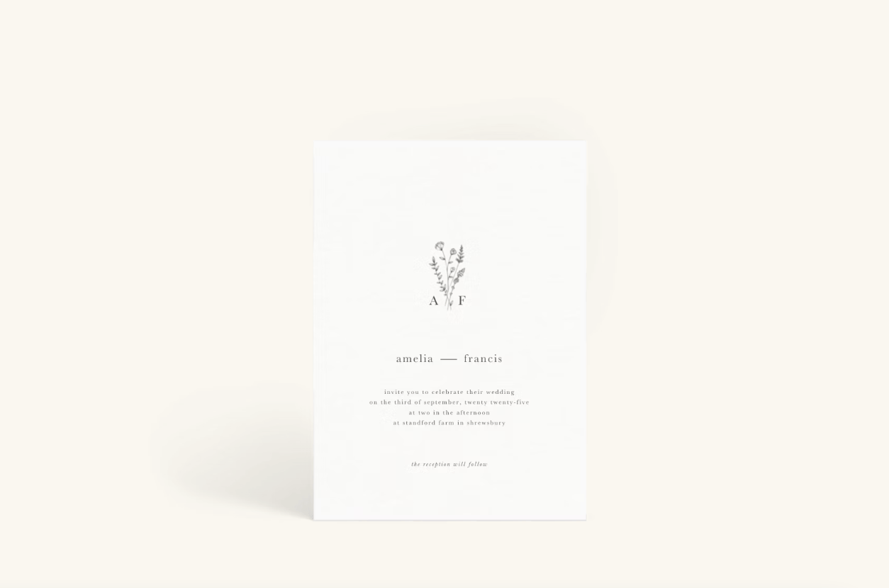 Wildflower Monogram