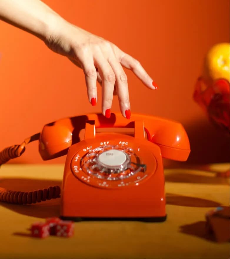 "The Bowie" Orange Phone