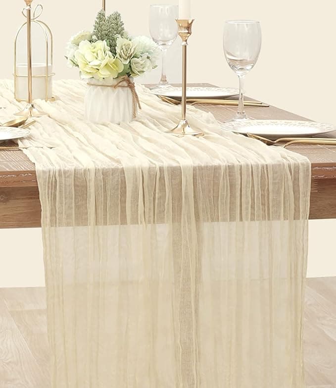 Cheesecloth Table Runner 10ft