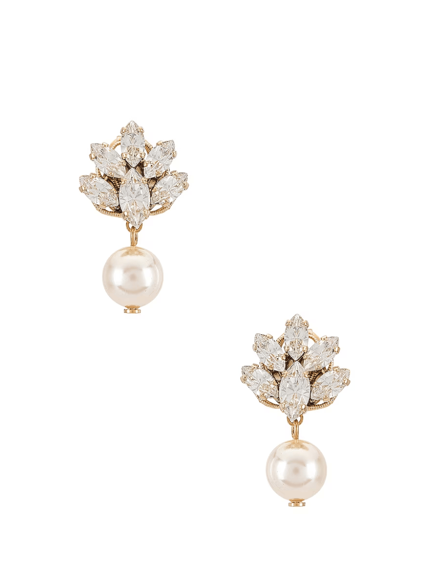 Pedant Crystal Cluster Earrings
