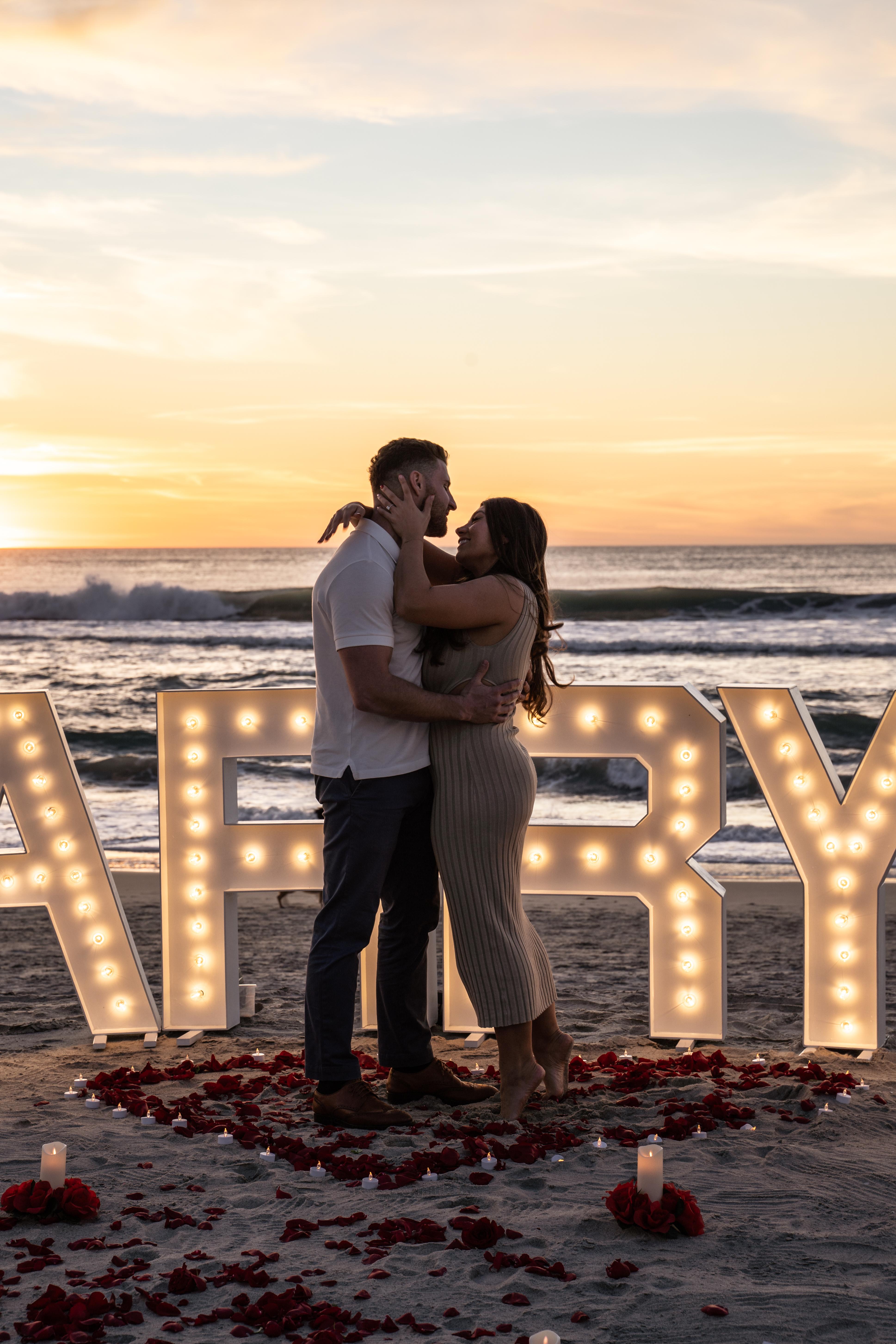 A Romantic and Intimate Proposal in Del Mar photo 4