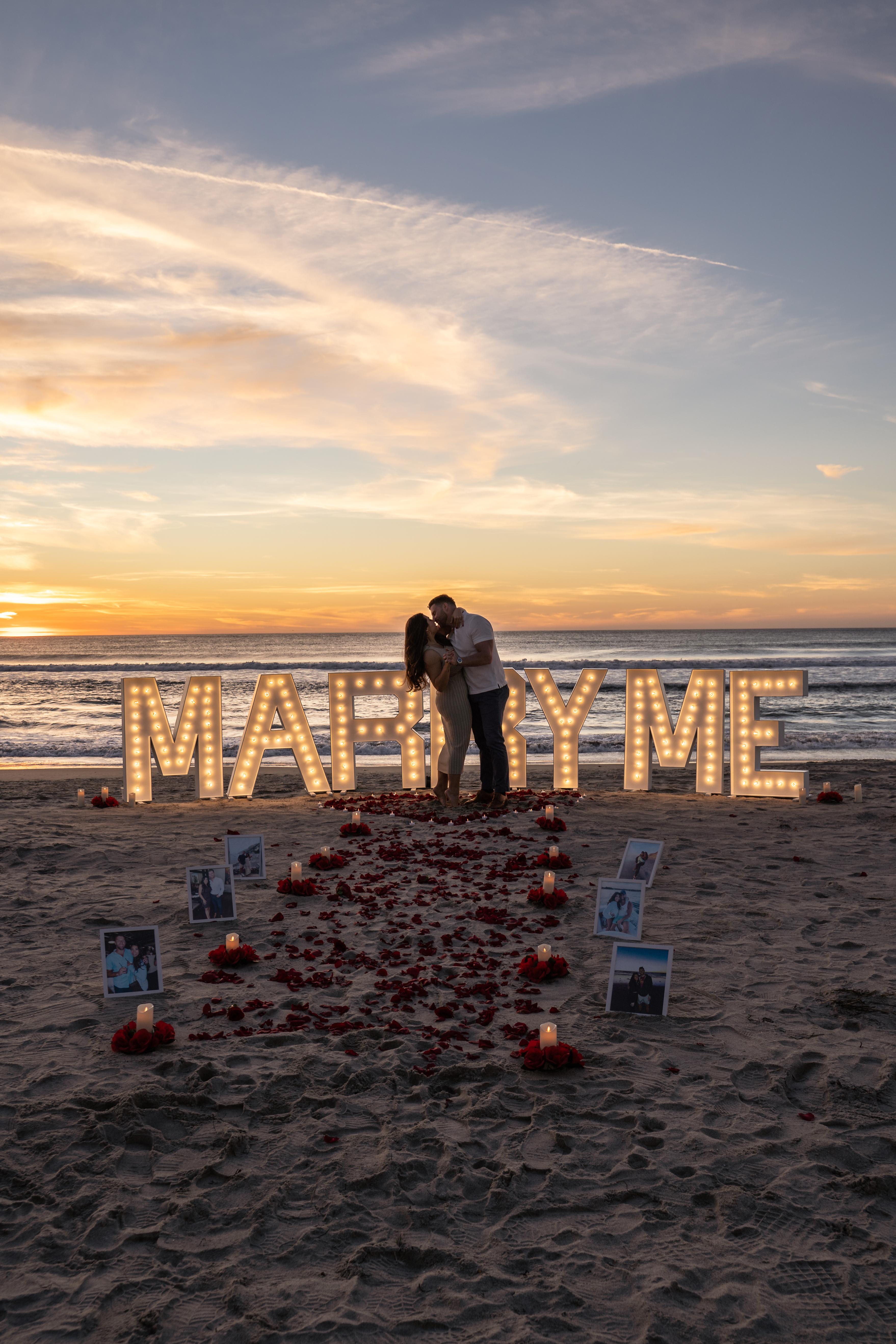 A Romantic and Intimate Proposal in Del Mar photo 2