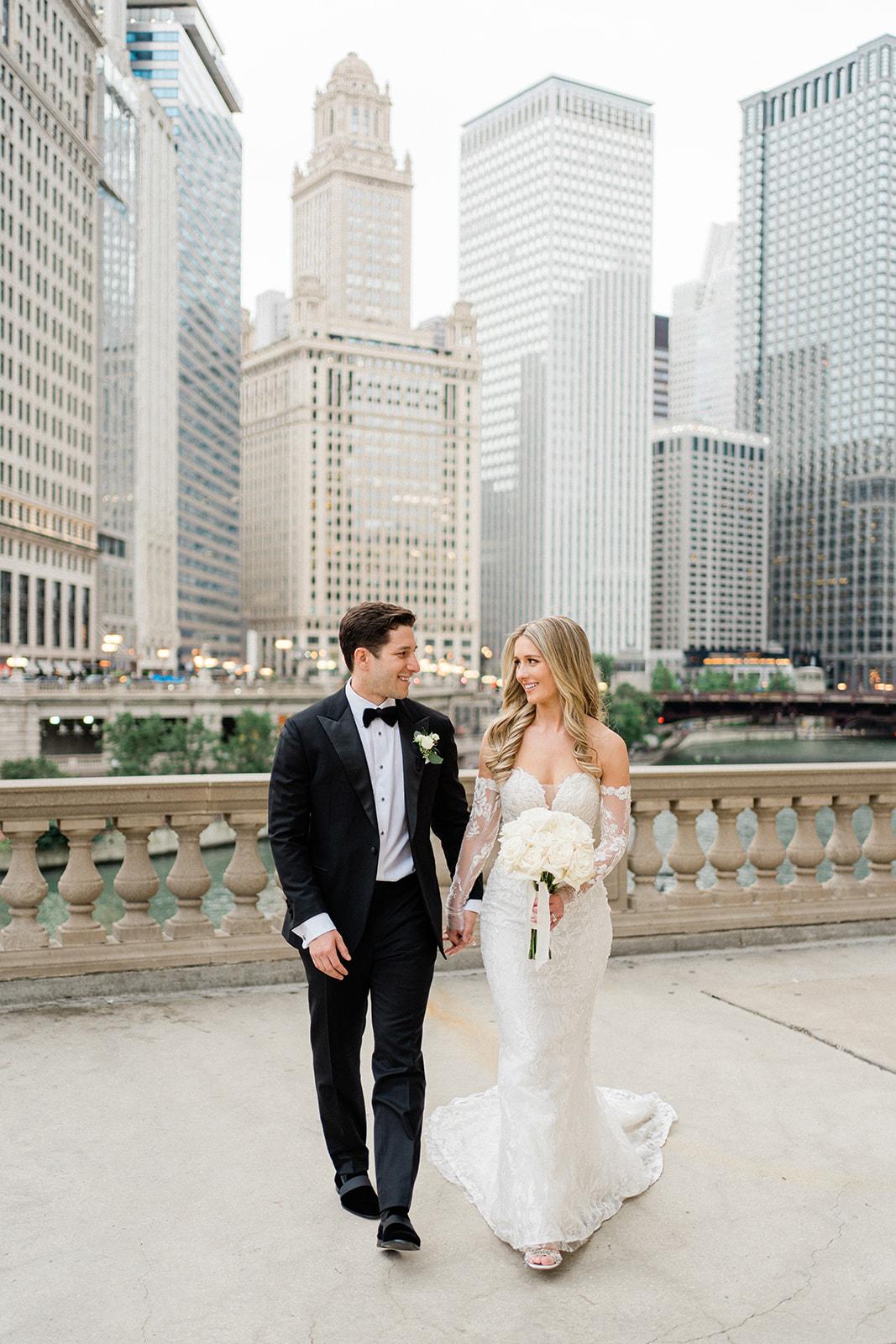 A Romantic Summer Wedding at the Intercontinental Chicago