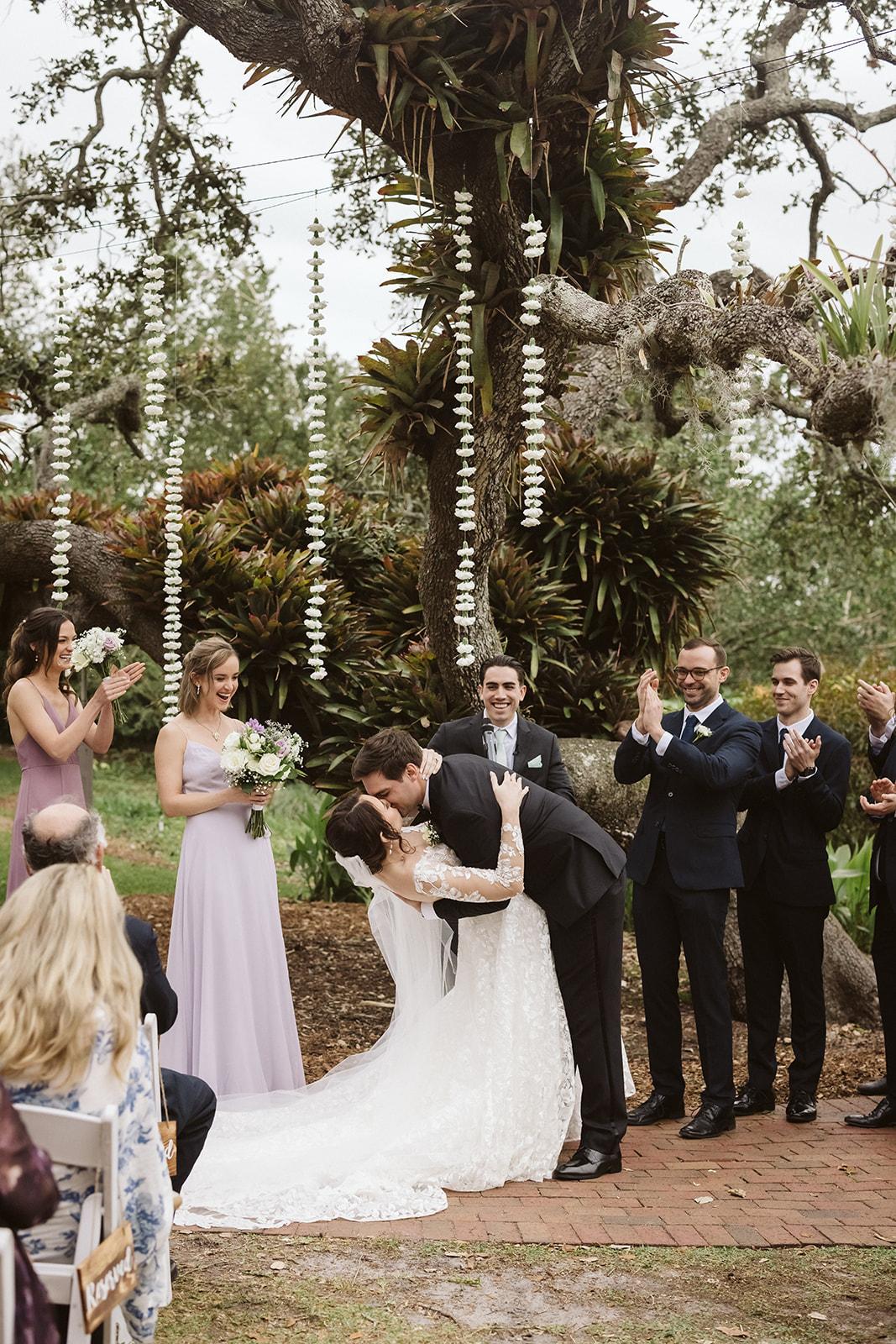 A Classic Coastal Wedding at Marie Selby Botanical Gardens 32