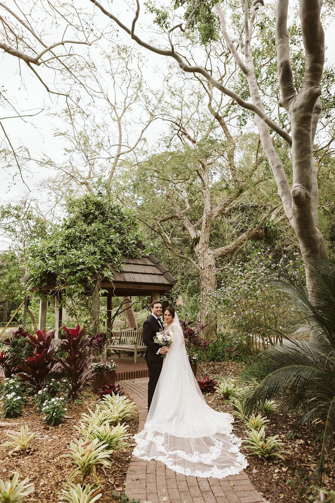 A Classic Coastal Wedding at Marie Selby Botanical Gardens