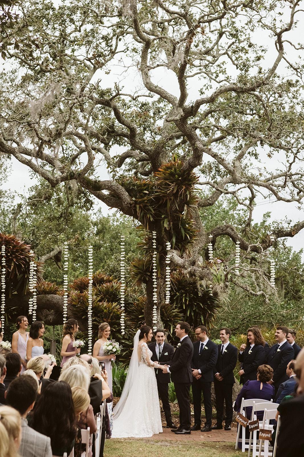 A Classic Coastal Wedding at Marie Selby Botanical Gardens 34