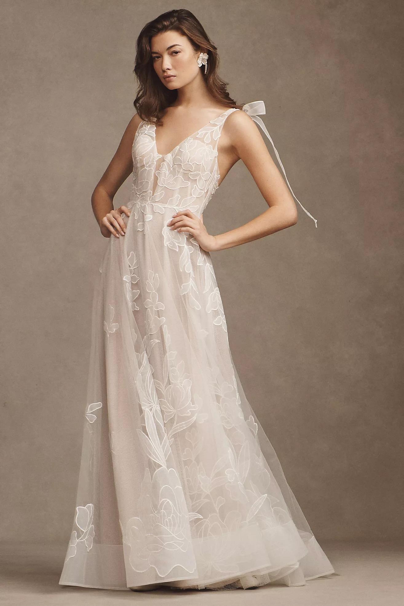 Drizzle Floral Wedding Gown