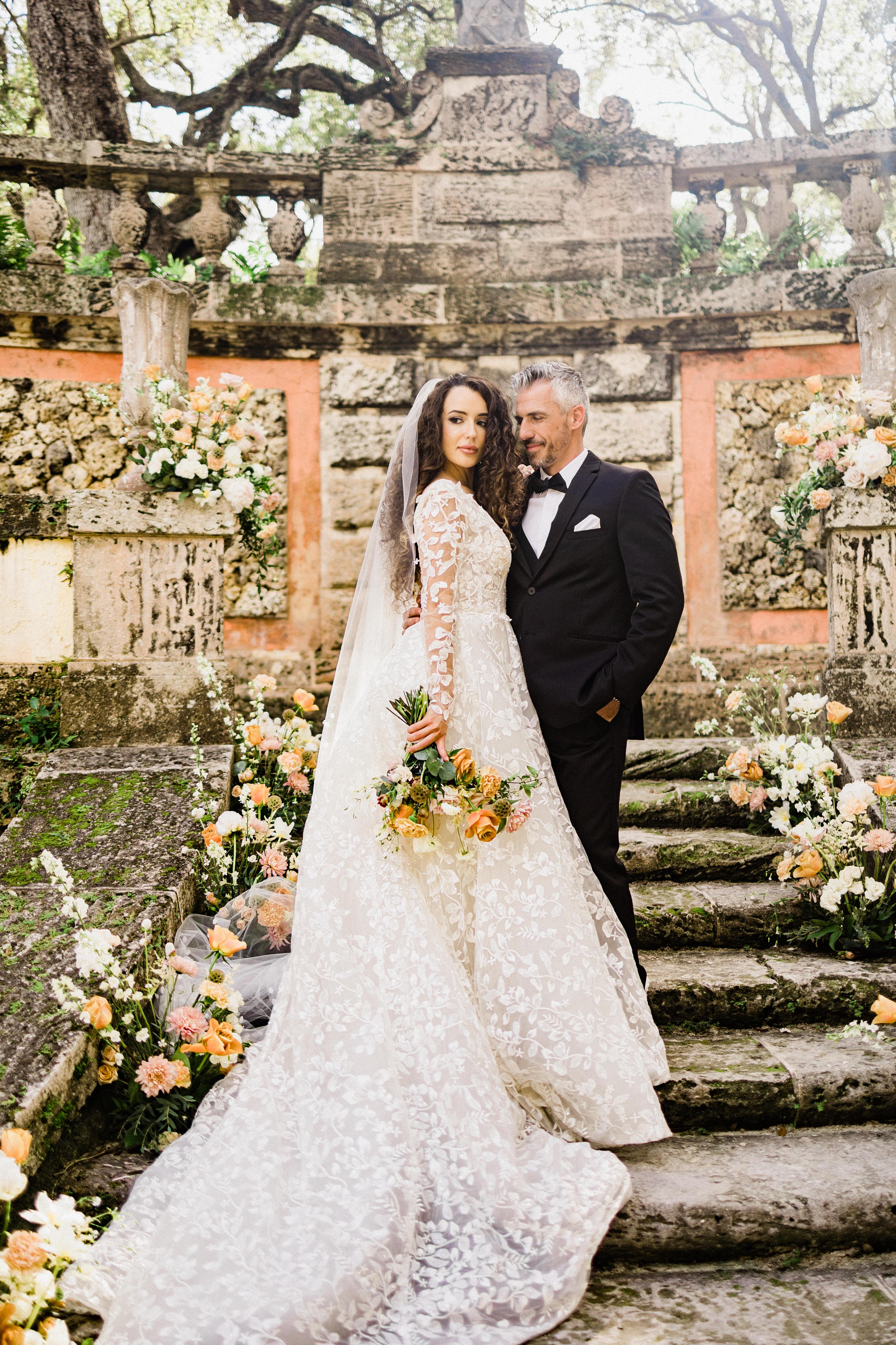 A Historic Winter Wedding at Vizcaya Museum & Gardens 47