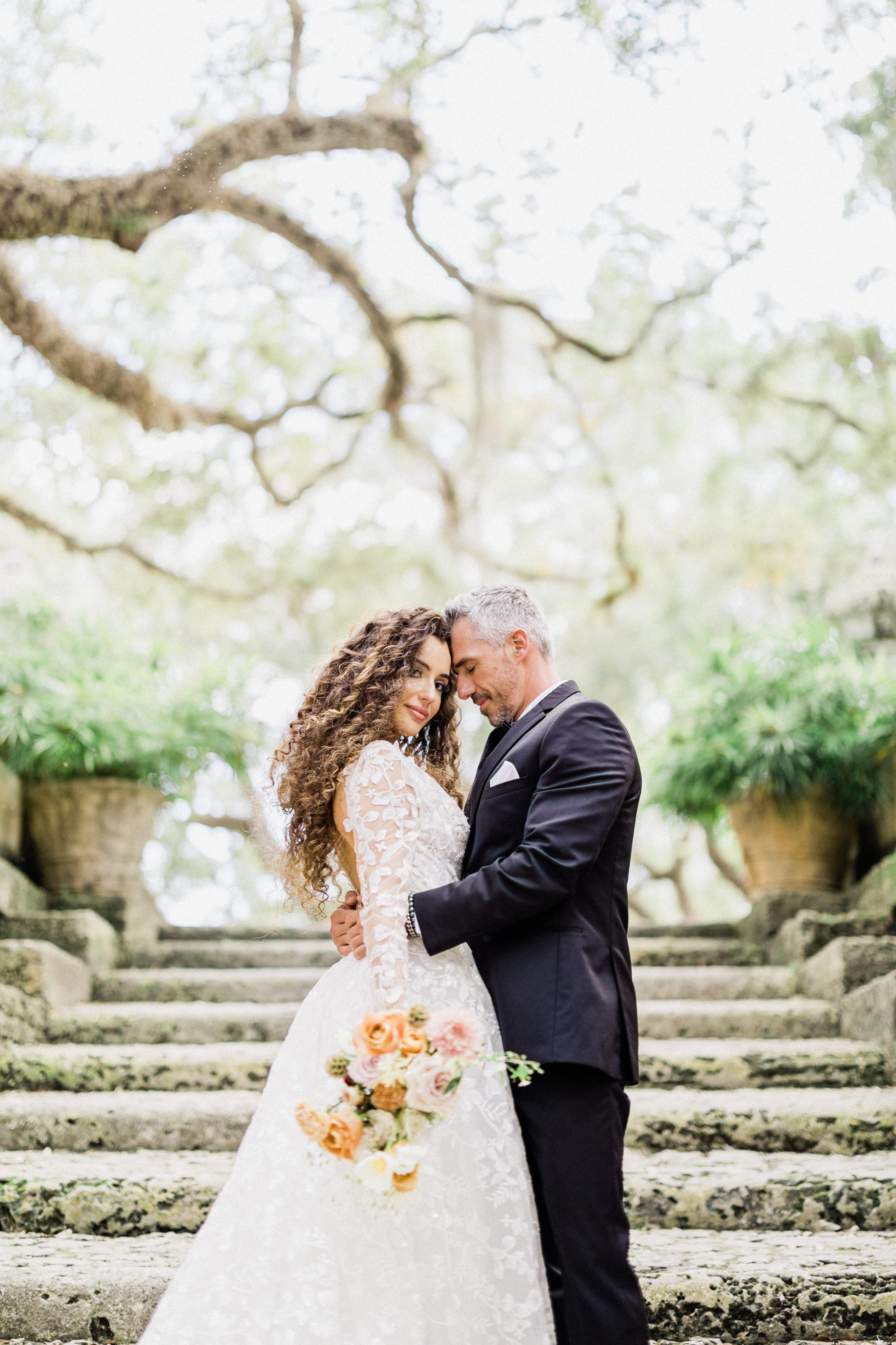 A Historic Winter Wedding at Vizcaya Museum & Gardens