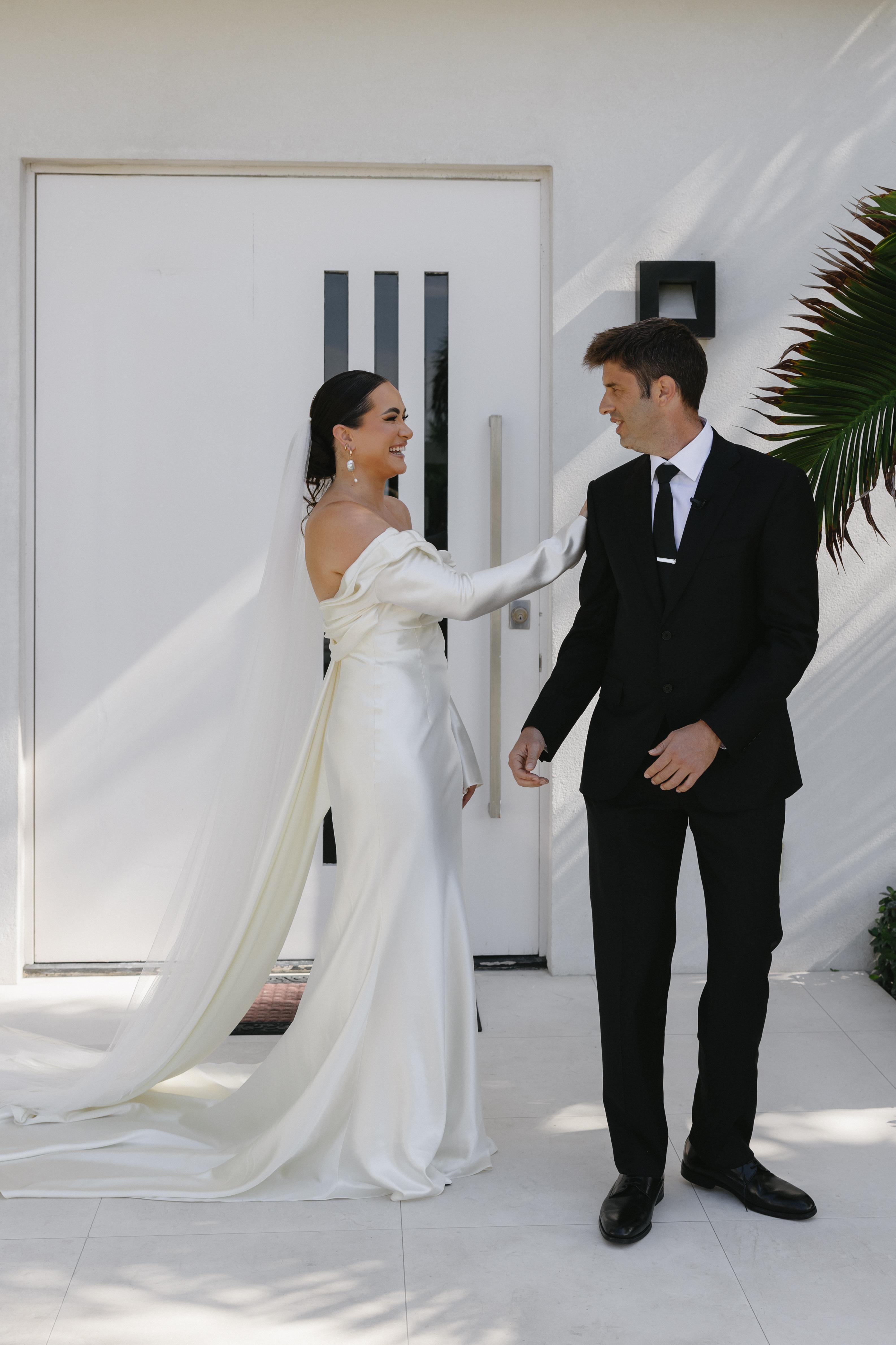 Allysa Larson's Modern Winter Wedding at Triton Luxury Villa 2