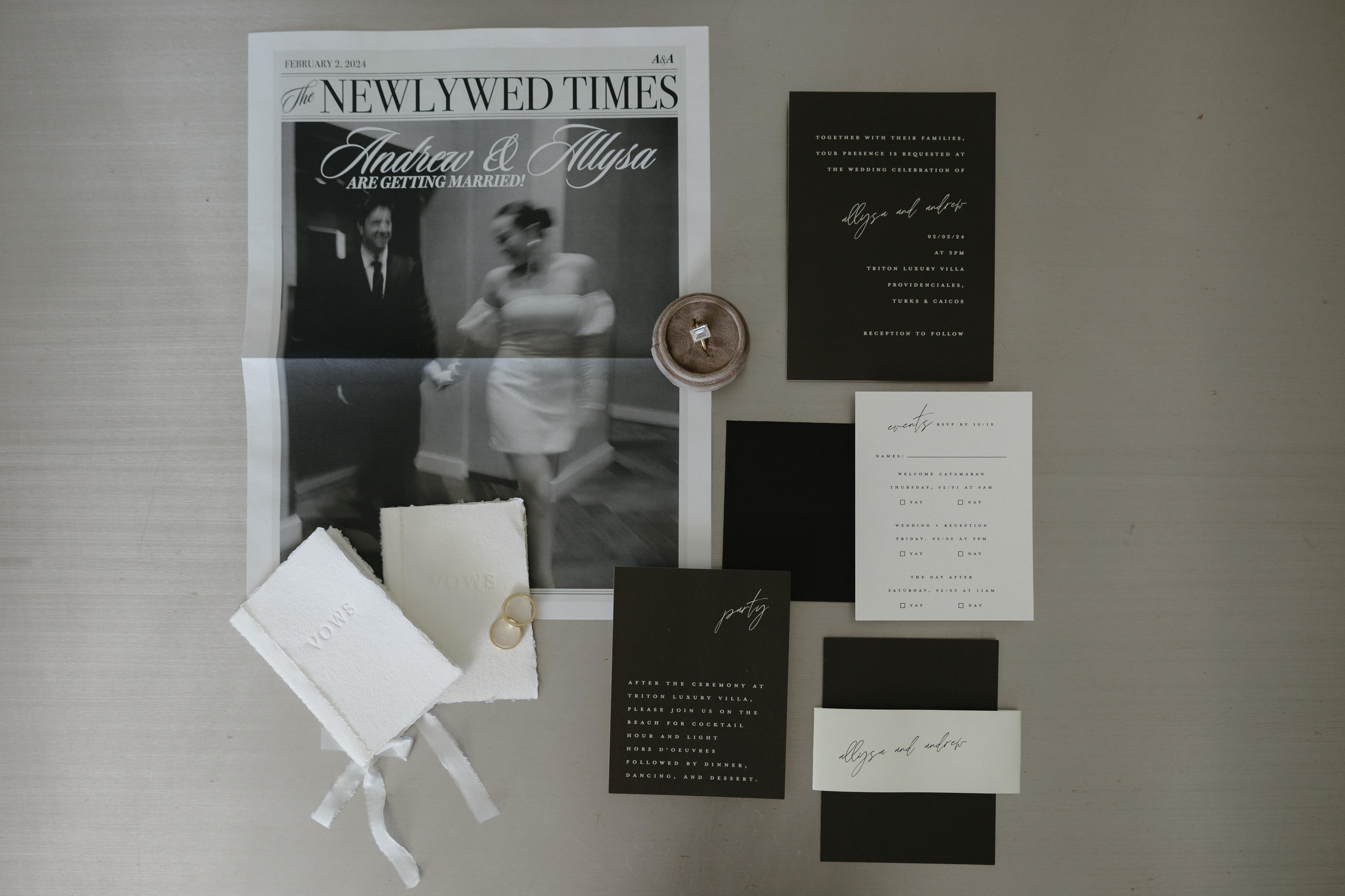 Allysa Larson's Modern Winter Wedding at Triton Luxury Villa 12