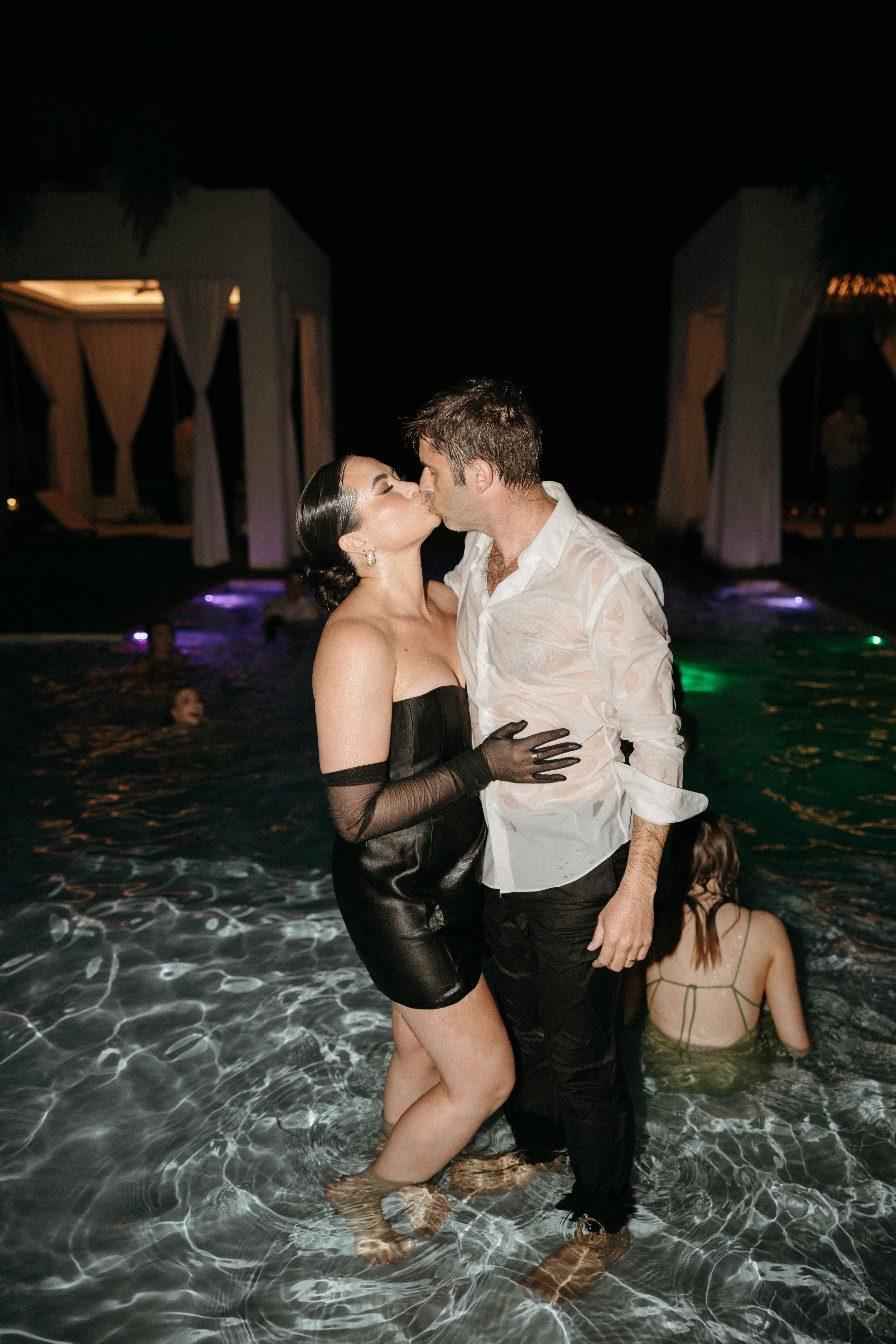 Allysa Larson's Modern Winter Wedding at Triton Luxury Villa 20