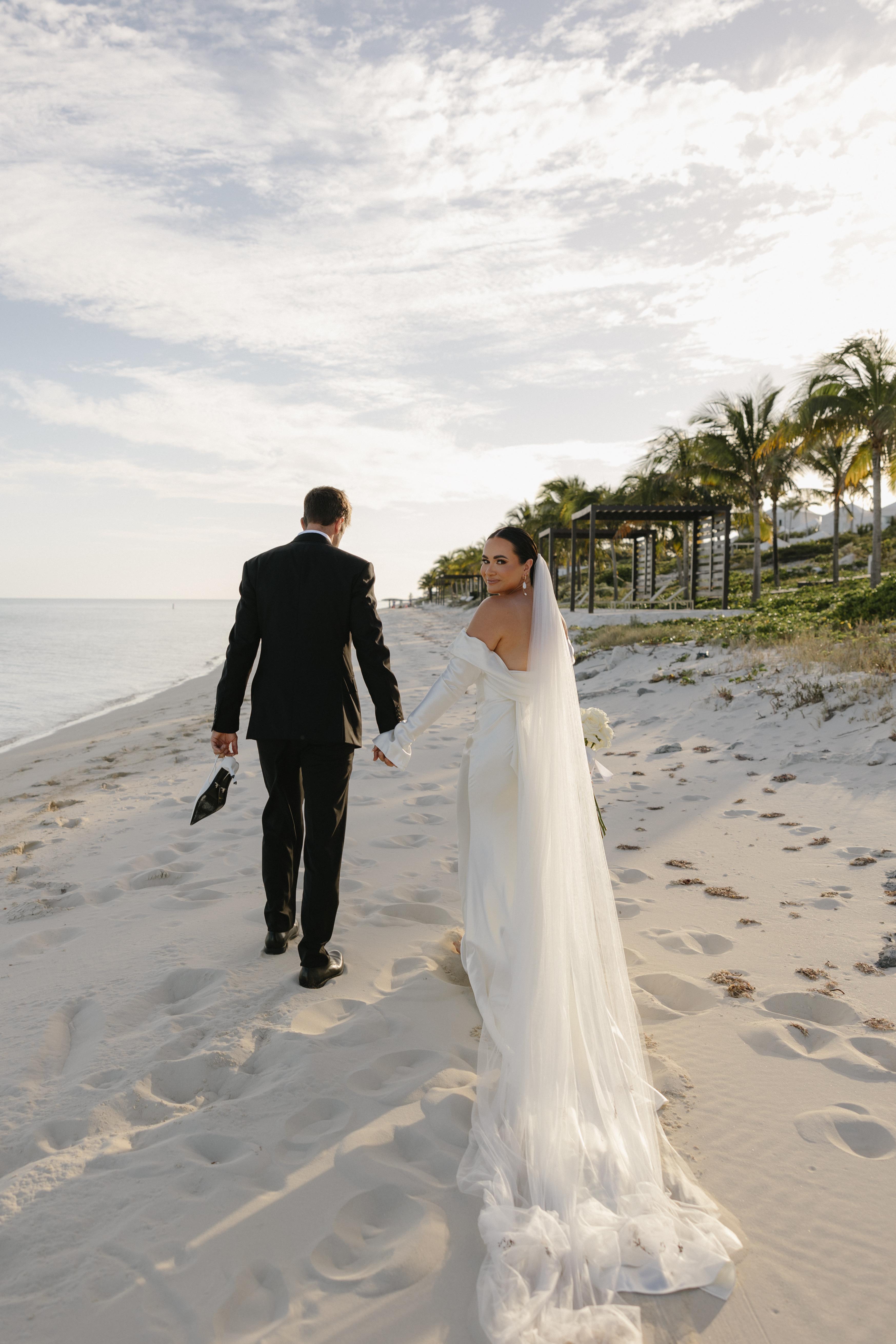 Allysa Larson's Modern Winter Wedding at Triton Luxury Villa 17