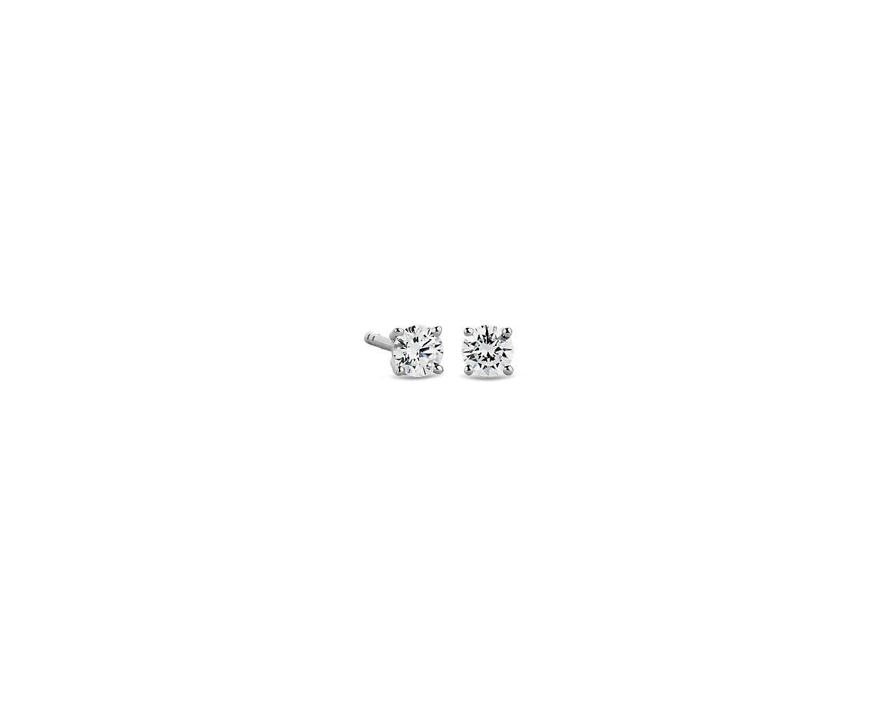 Lab Grown Diamond Stud Earrings In 14k White Gold (1/4 ct. tw.)