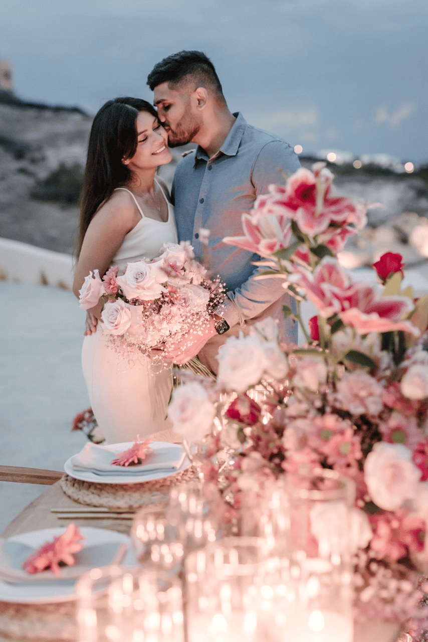 A Romantic Summer Proposal at Akrorama Santorini Villas & Suites