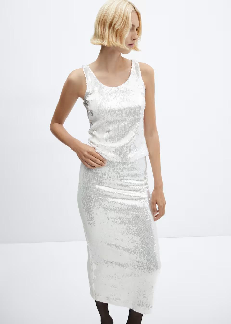 Sequin Strap Top
