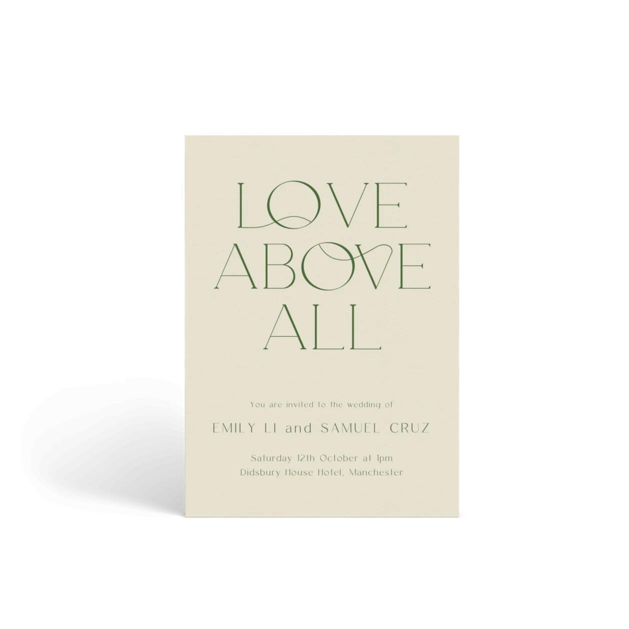 Love Above All Stationary