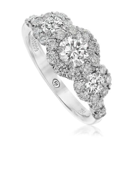 3 Stone Engagement Ring Setting