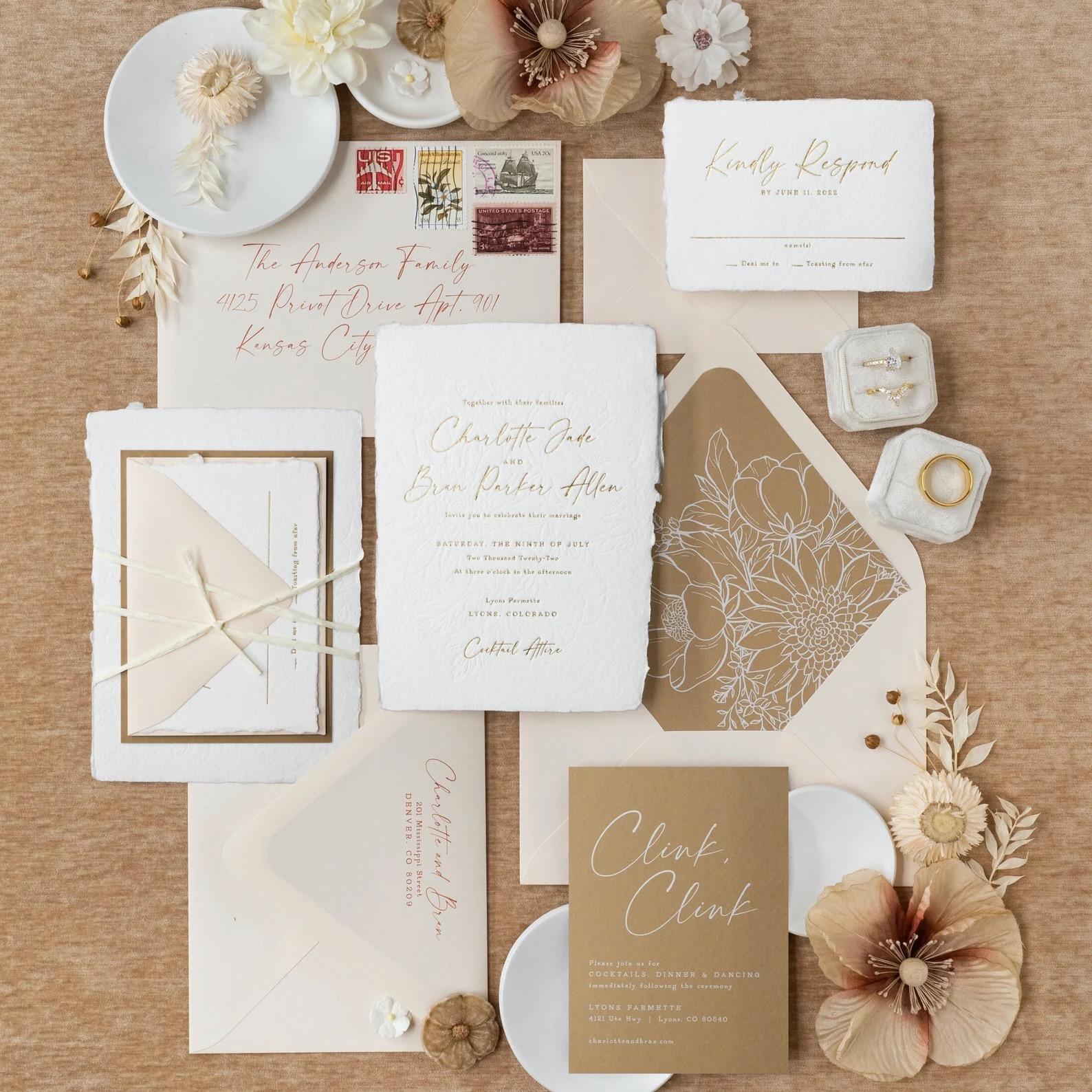 The Eden Wedding Suite Stationery