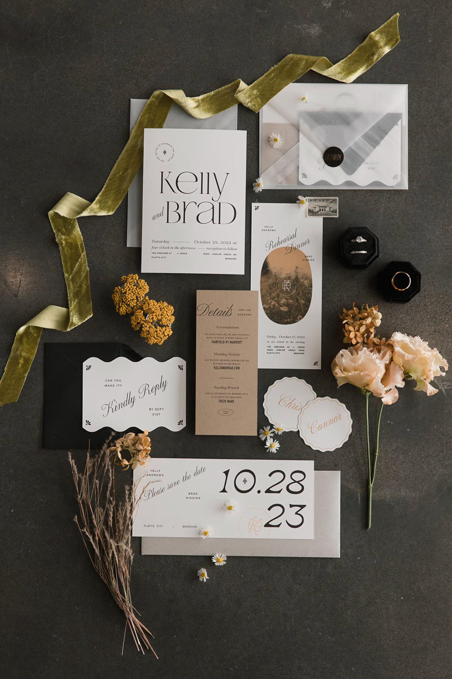 Kelly Wedding Suite Stationary