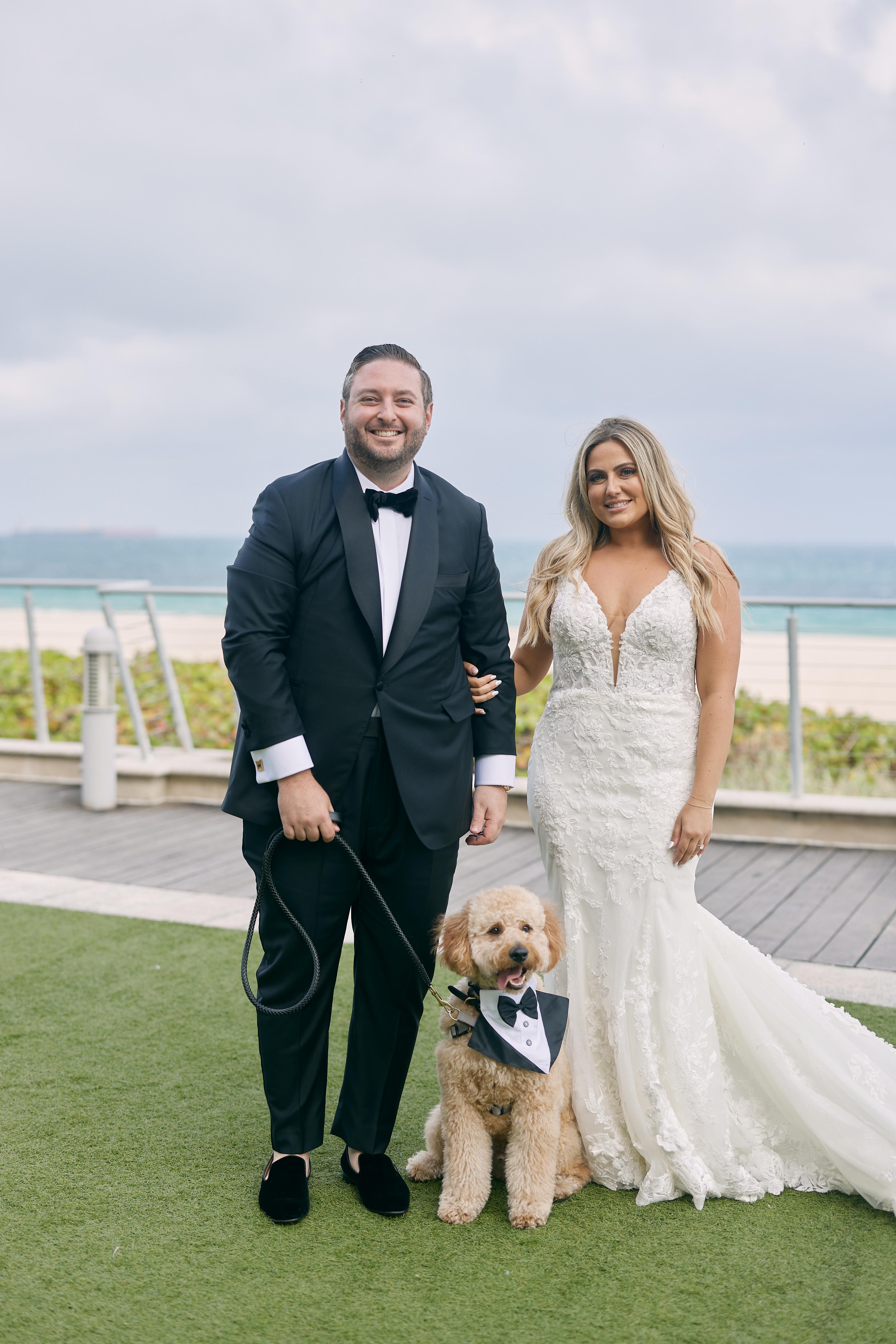 A Modern Winter Wedding at the Marriott Harbor Beach Resort