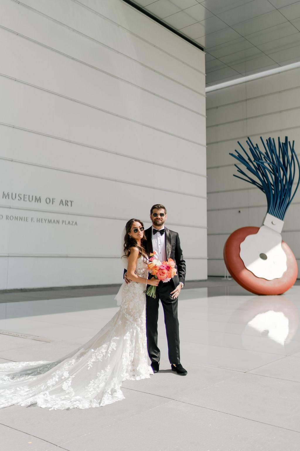 A Glamorous Wedding Day at the Norton Museum of Art 22