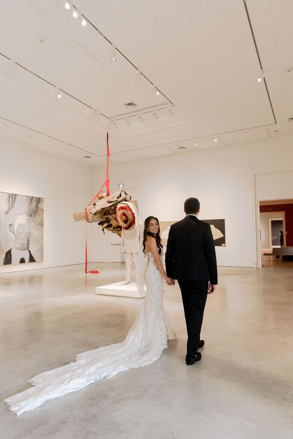 A Glamorous Wedding Day at the Norton Museum of Art 3