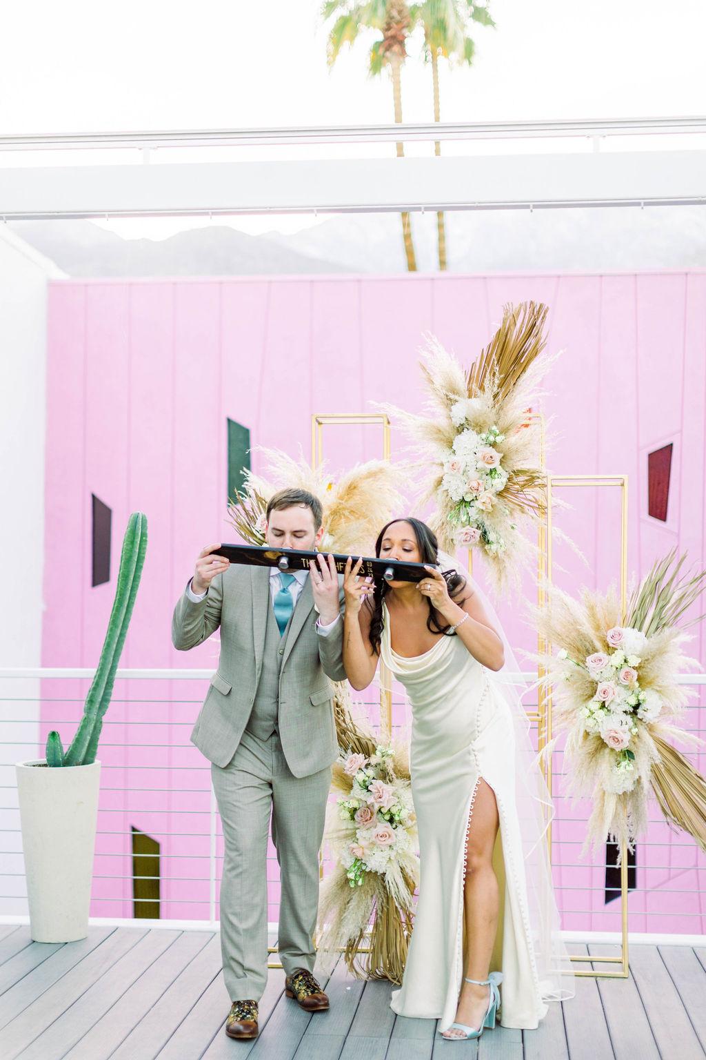 A Colorful Spring Wedding in Palm Springs 40