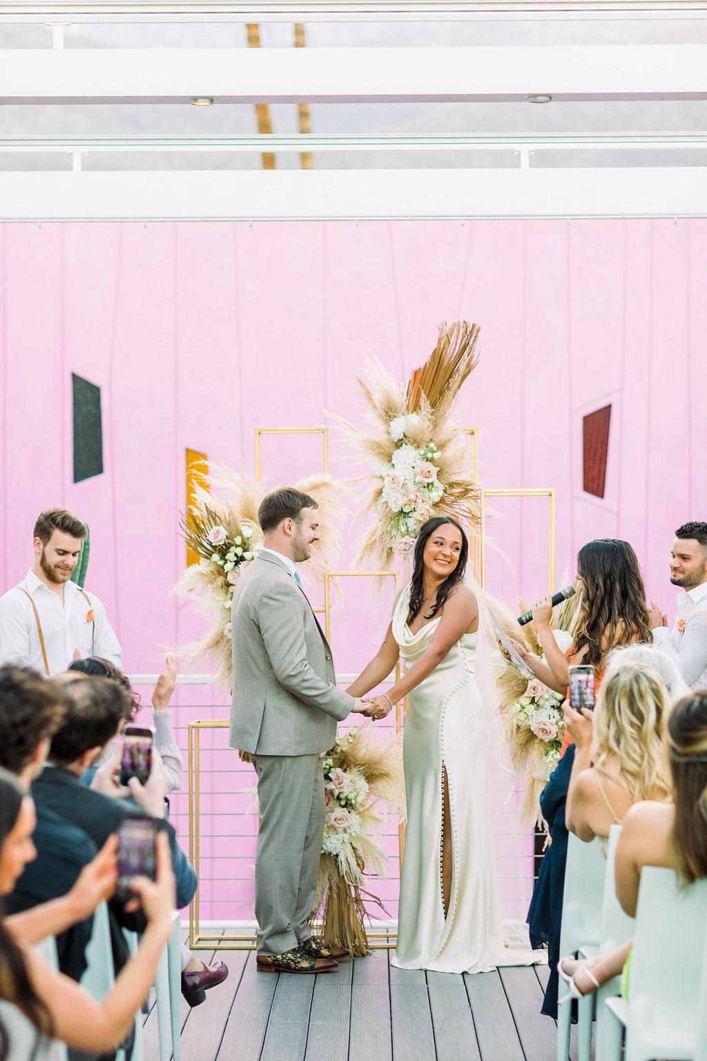 A Colorful Spring Wedding in Palm Springs