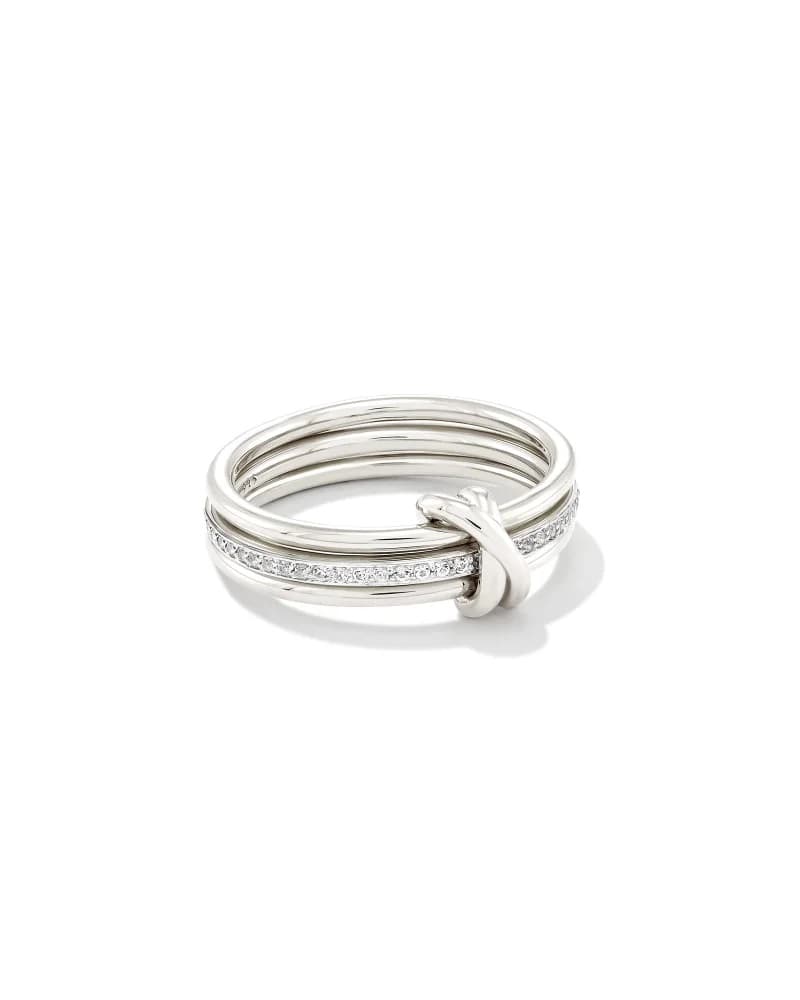 Tia Sterling Silver Band Ring