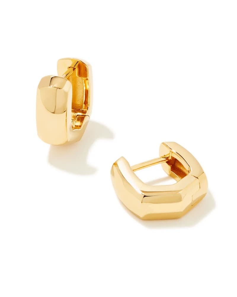 Davie Wide Huggie Earrings
