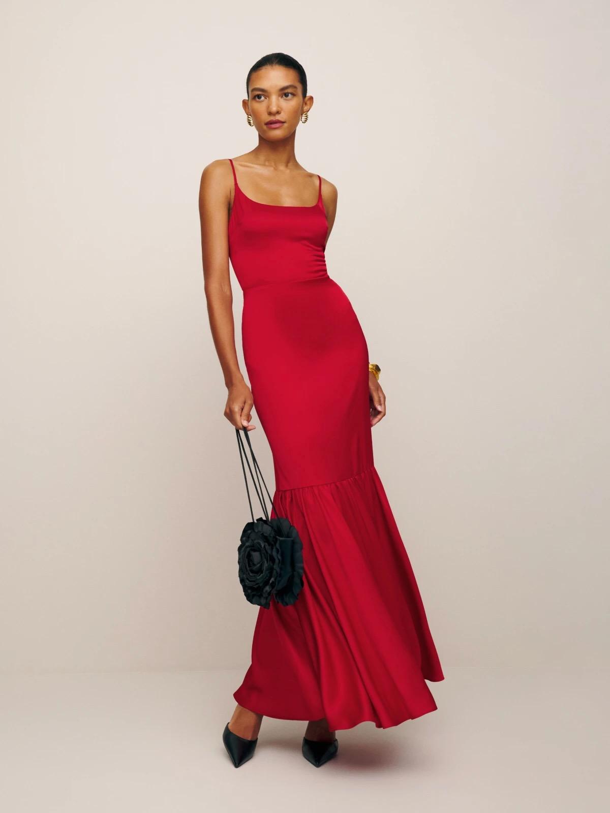 Natasha Satin Dress
