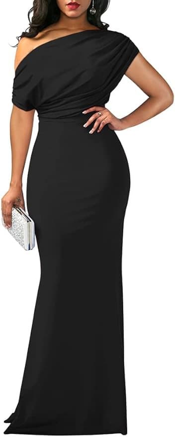 Elegant Off the Shoulder Gown