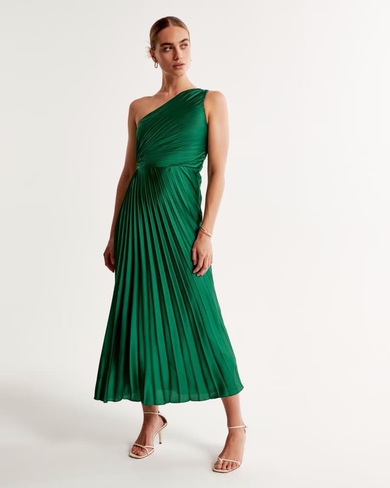Giselle Pleated One Shoulder Dress