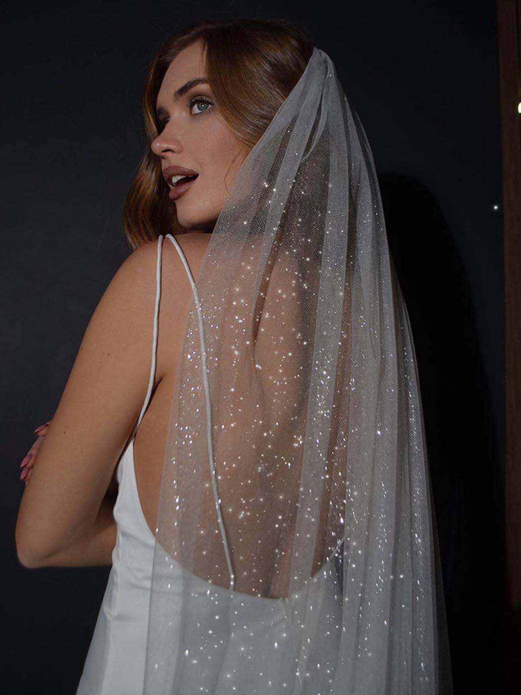 Glitter Bride Wedding Veil
