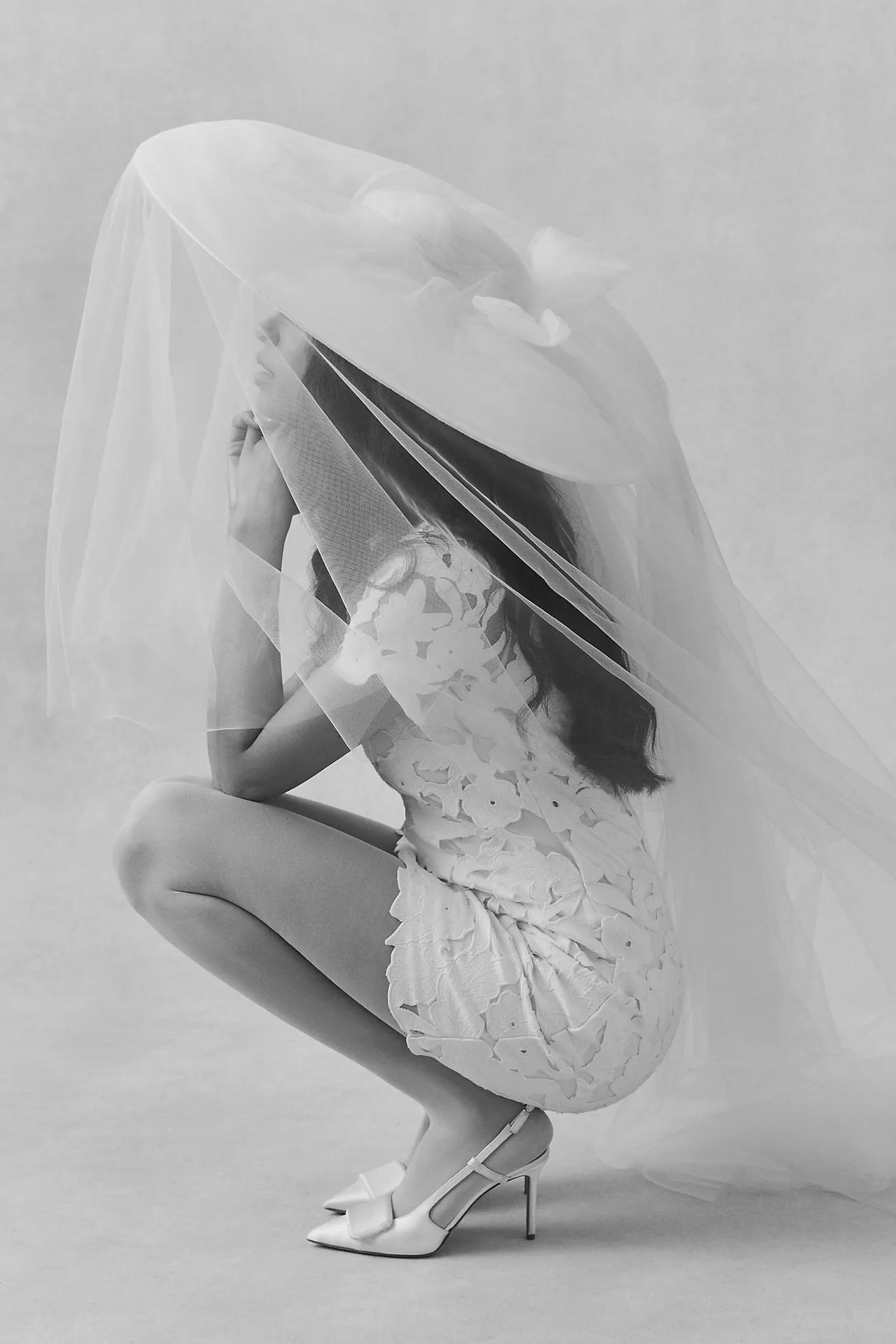 Dream Cloud Bridal Hat with Veil