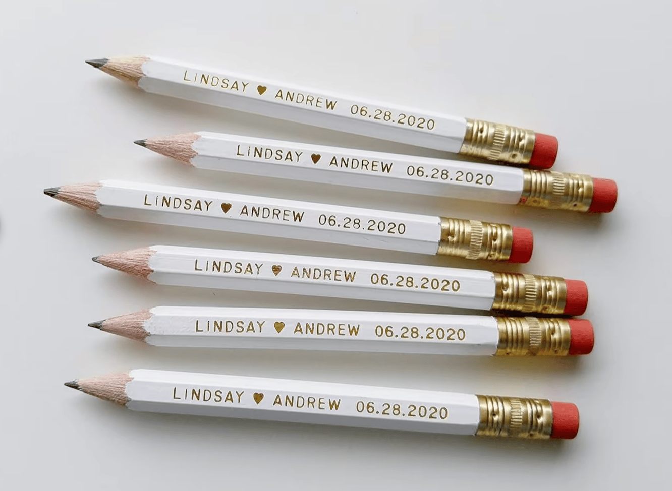 Save the Date Pencils