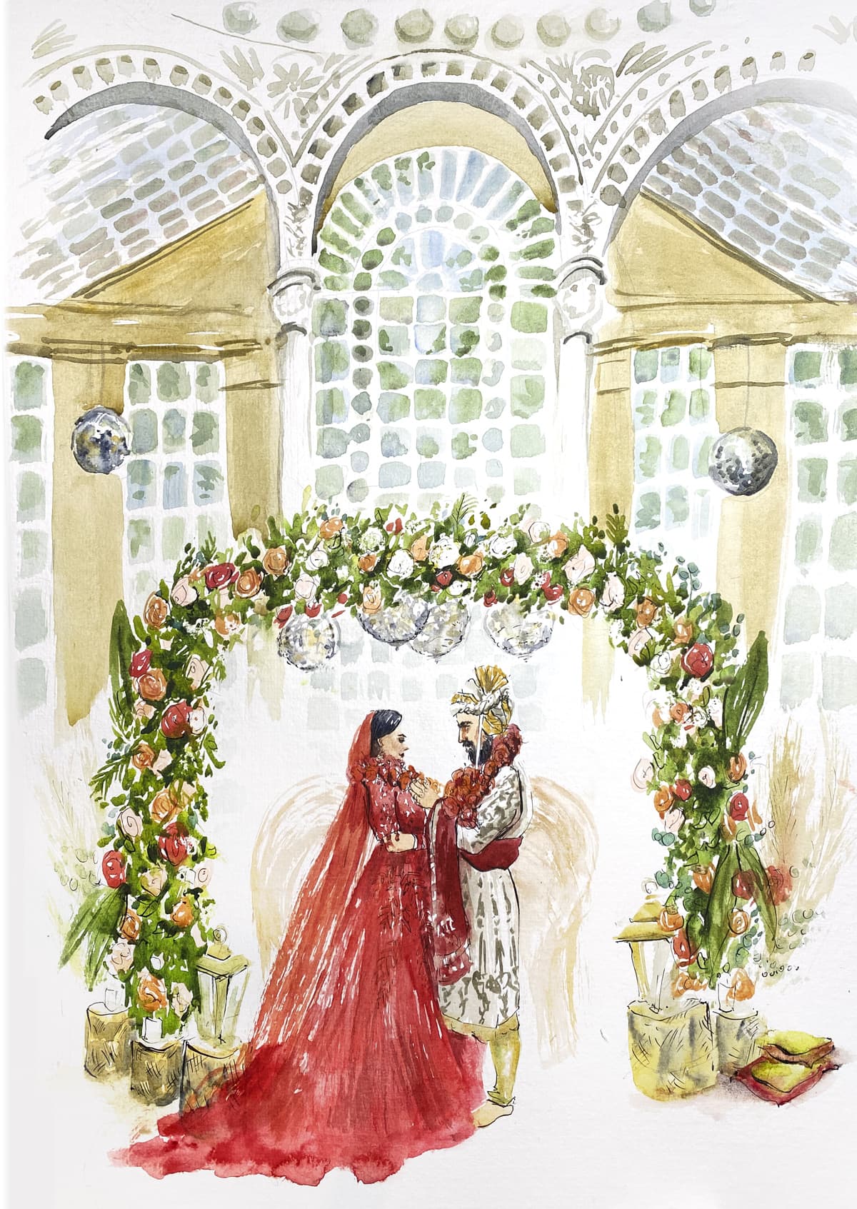 Wedding Illustrator Aaron Jacob Jones portfolio 1