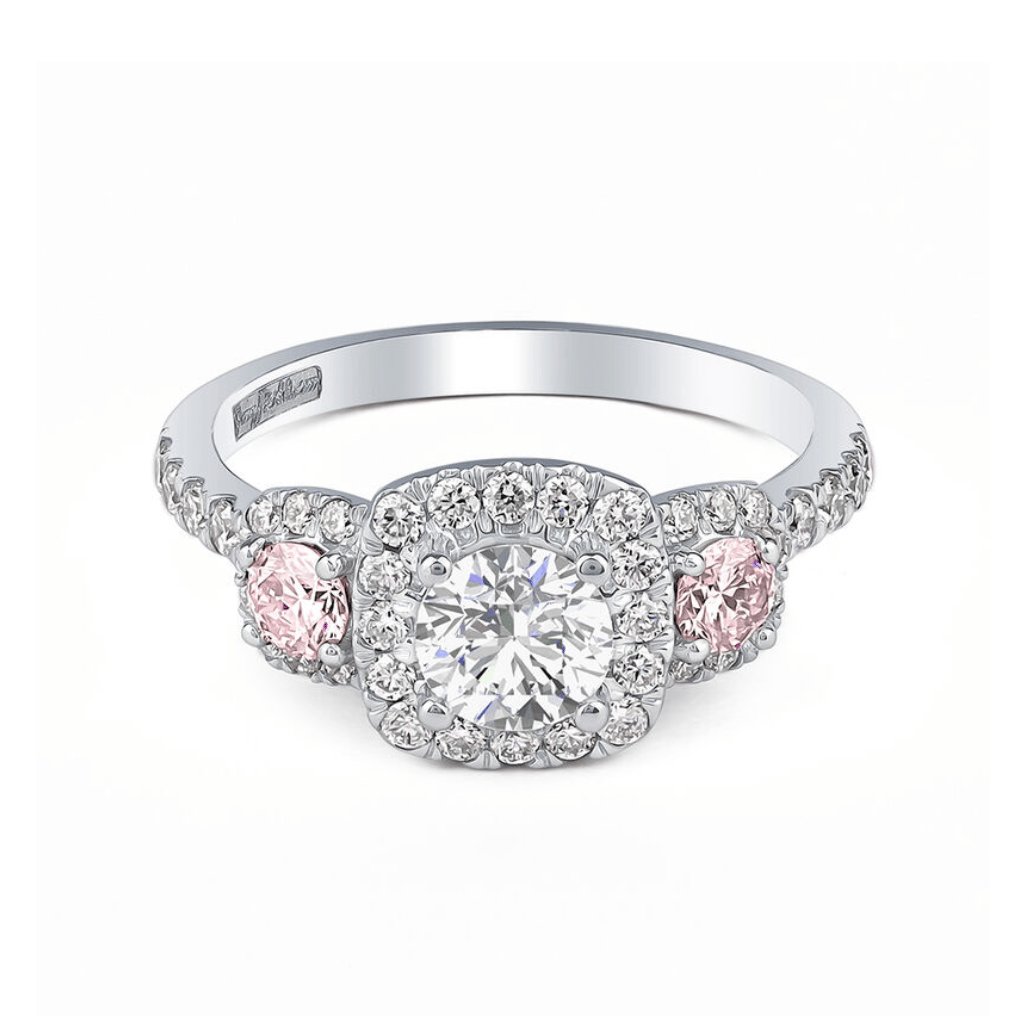 Papillion Diamond Engagement Ring