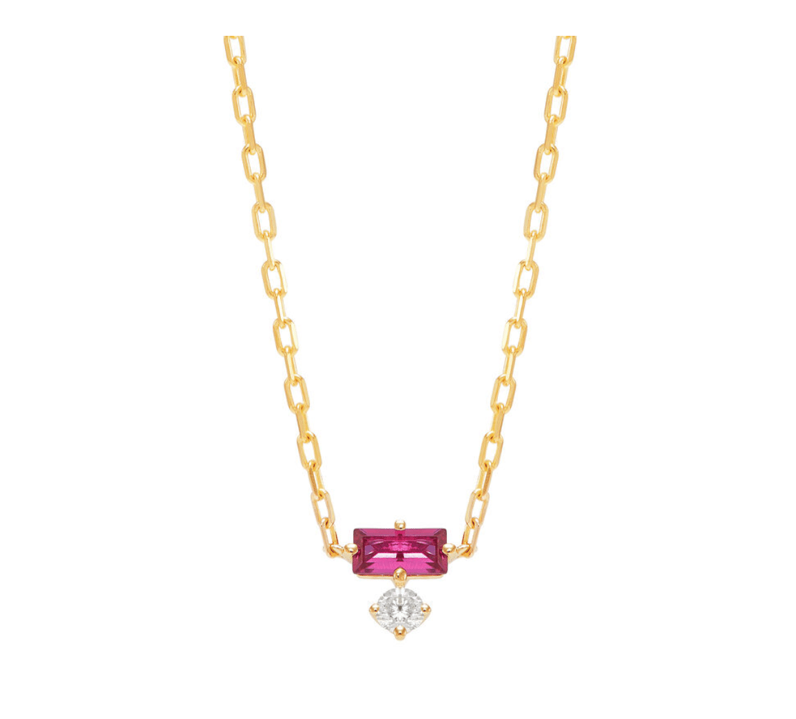 Ruby and Diamond Pendant