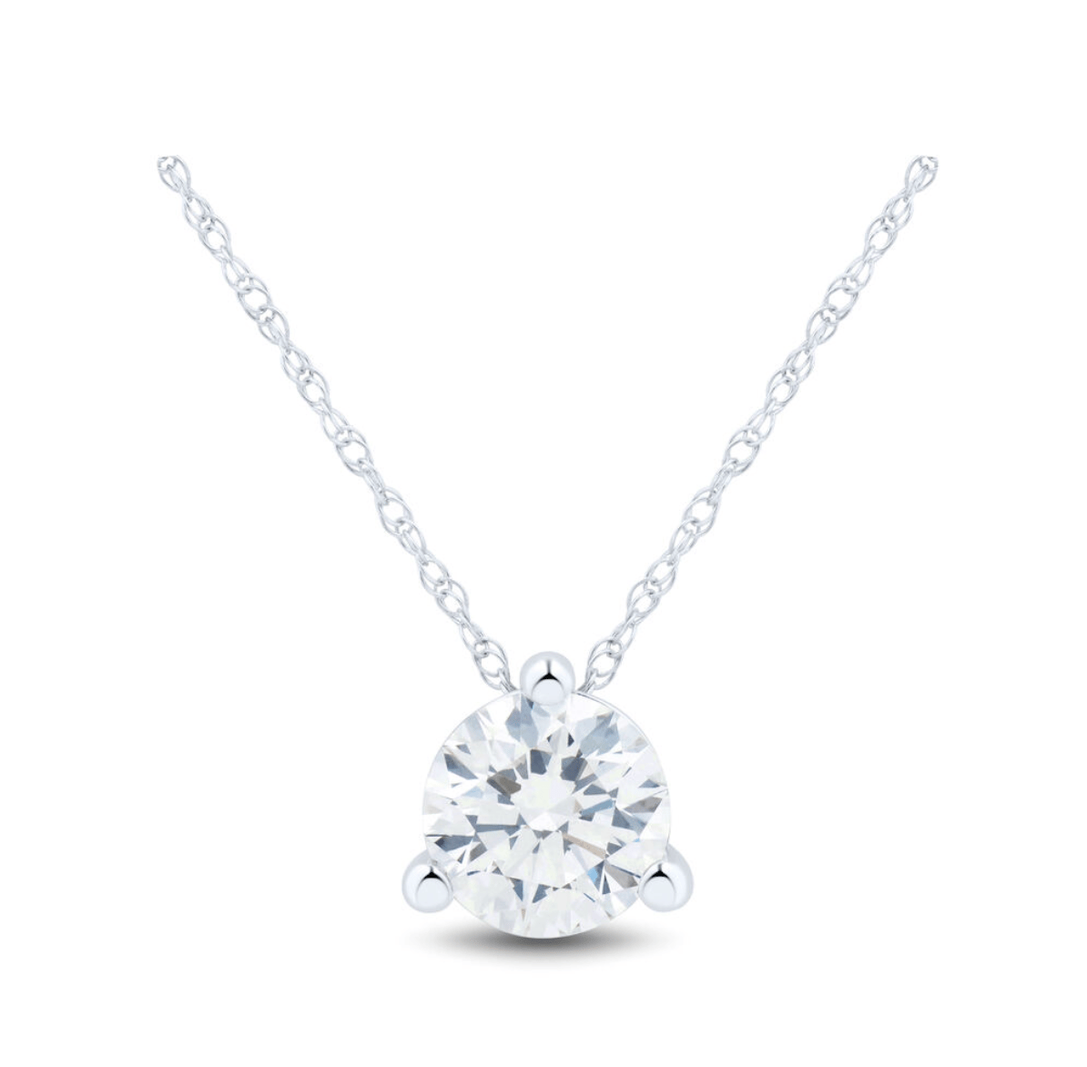 Diamond Solitaire Pendant