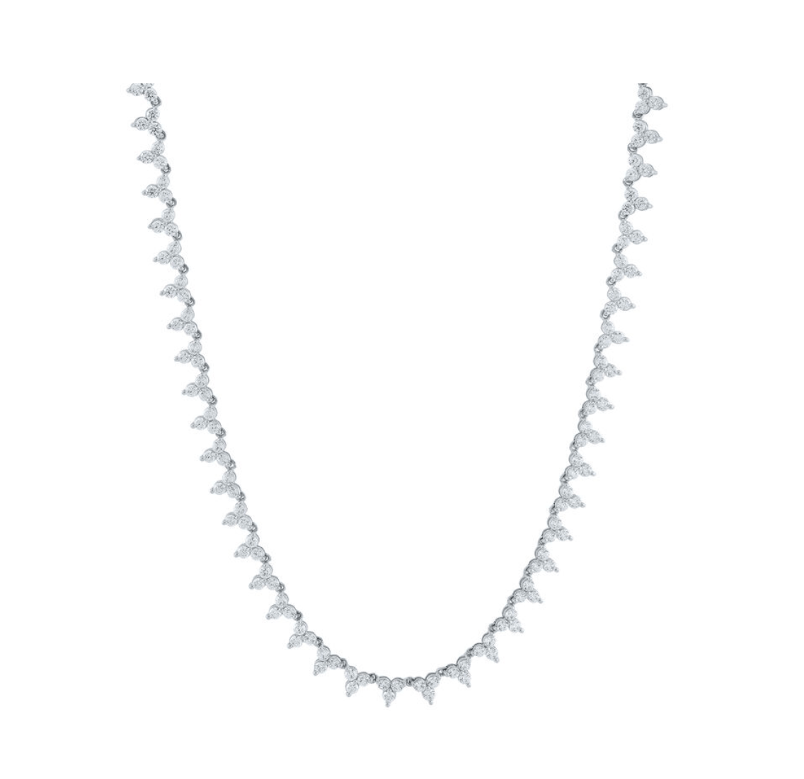 Diamond Cluster Necklace